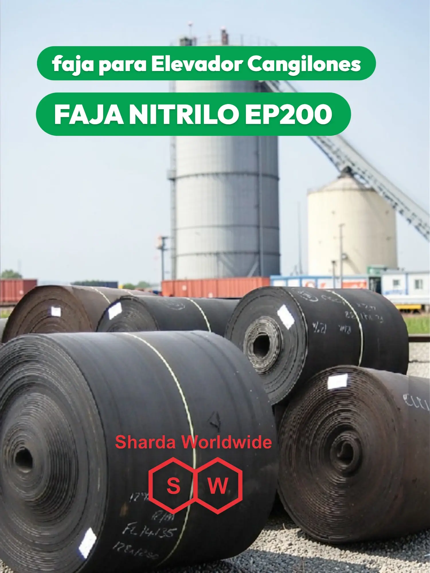 faja para elevadores de cangilones