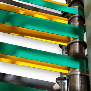 faja plana transmisión