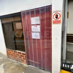 cortina industrial pvc ribeteada