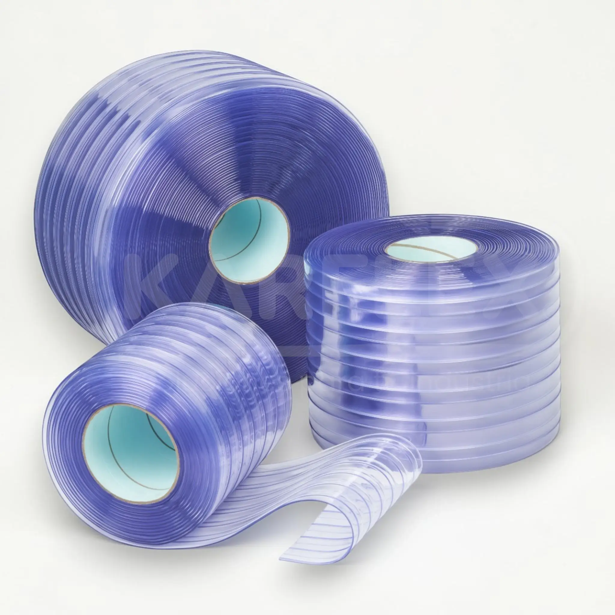 cortina industrial pvc ribeteada