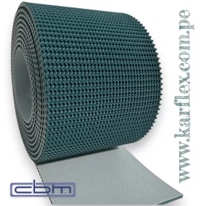 faja corrugada pvc verde